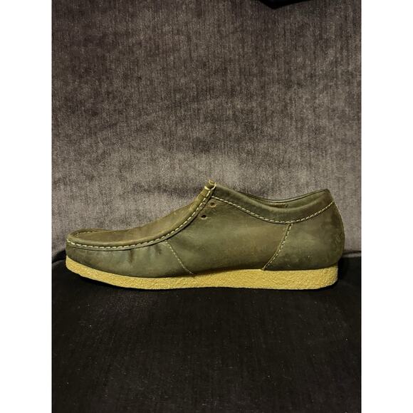 Clarks Wallabees Men\'s Size 12M Shoes Brown Leather Comfort Casual Chukka Boots main image 6